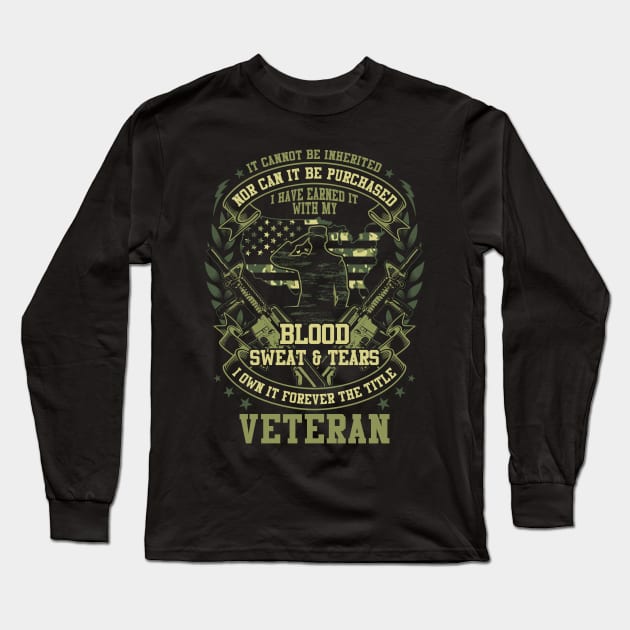 Vet Hero Legend Long Sleeve T-Shirt by Motivashion19